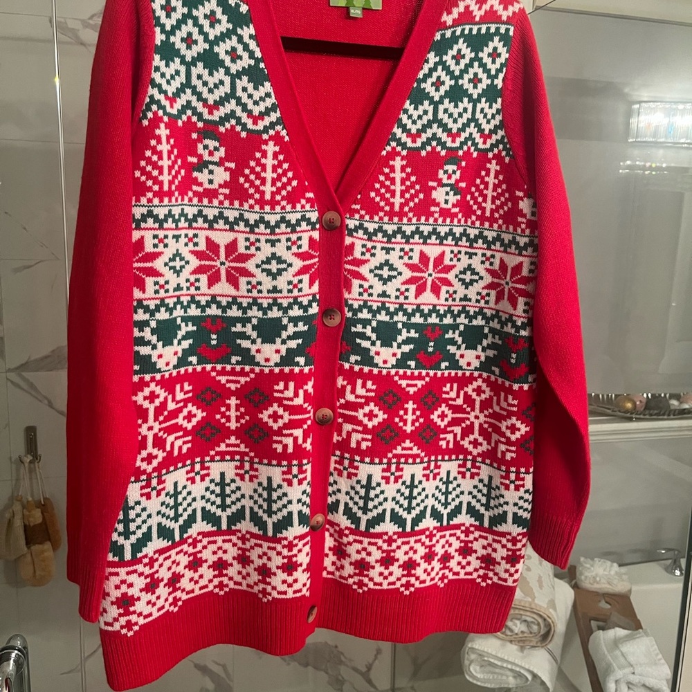 Ugly 🎄Christmas cardigan not ugly nice🎄 size  extra large women’s🎄